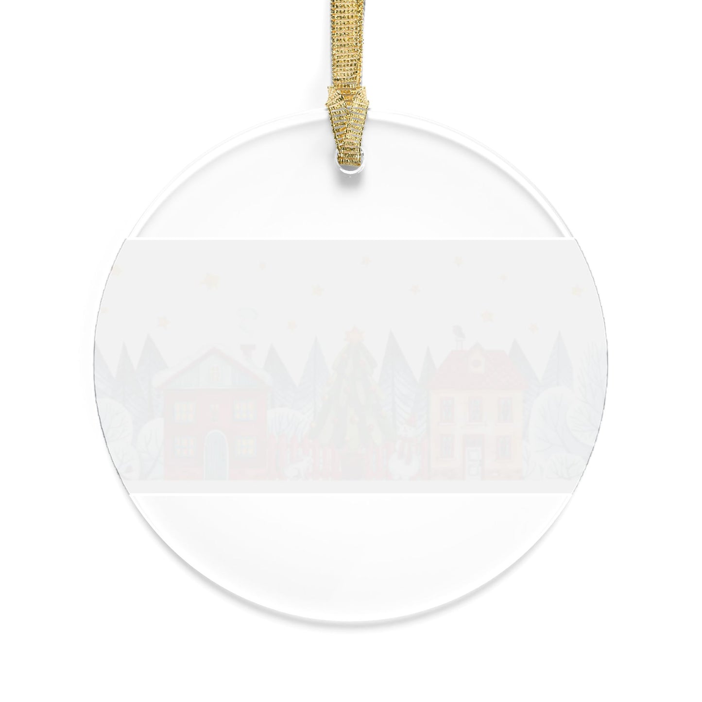 Houses Acrylic Ornament