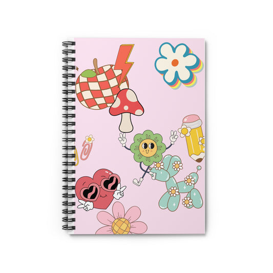 cute journal Spiral Notebook - Ruled Line