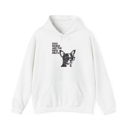 Dog Mom unisex Heavy Blend™ Hooded Sweatshirt white