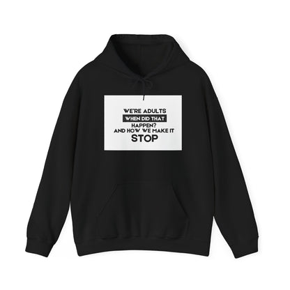 Meredith unisex Heavy Blend™ Hooded Sweatshirt black